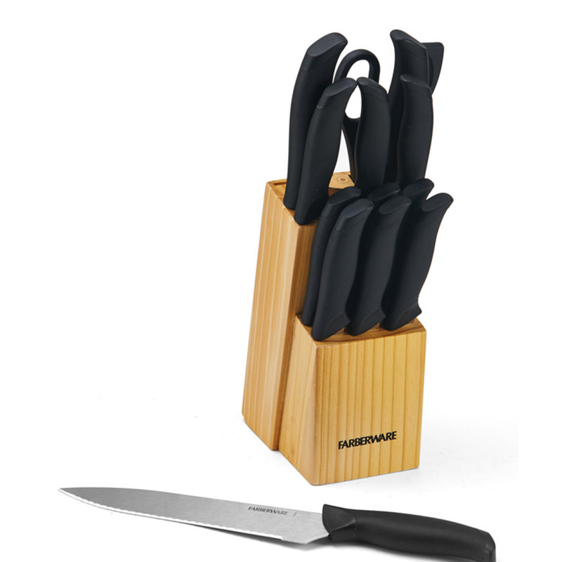 Farberware 14 Piece Knife Set with Storage & Reviews Wayfair
